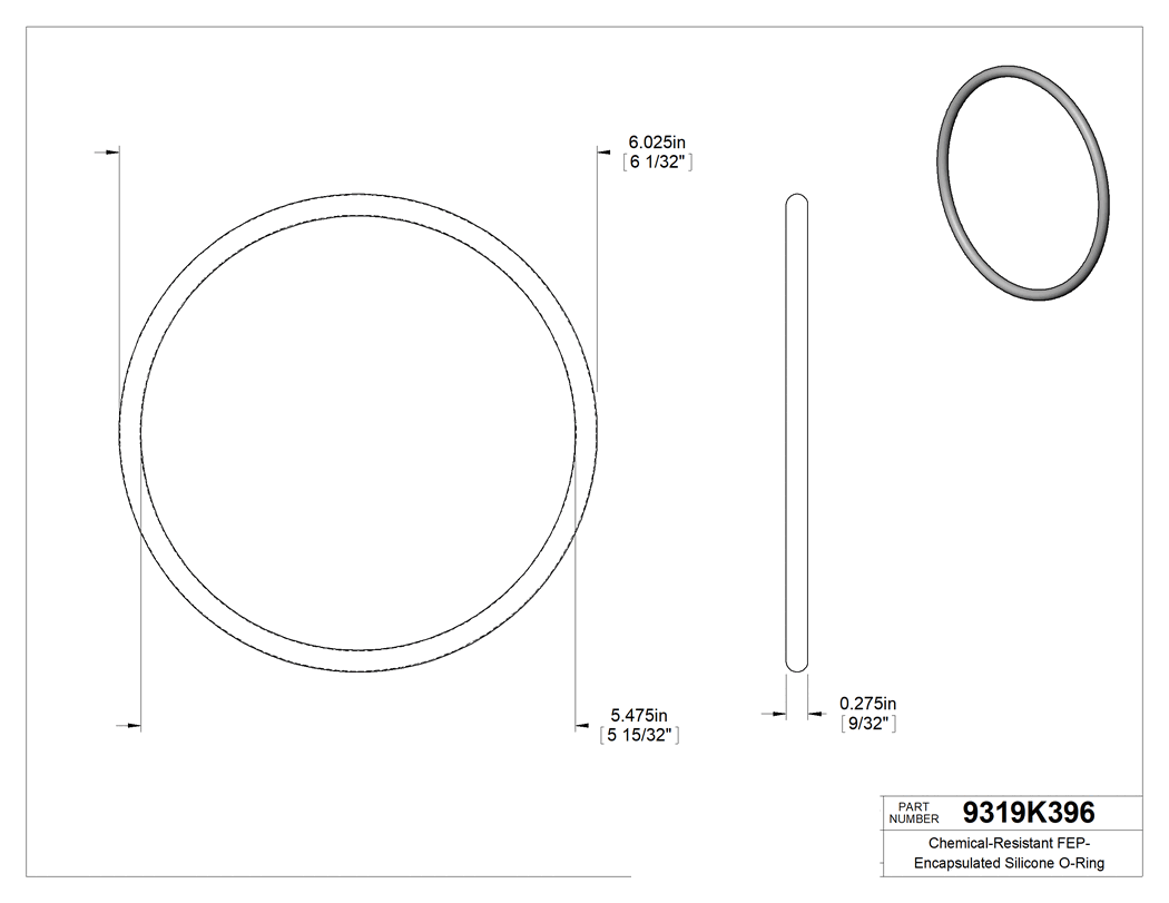 Technical drawing - 9319K396